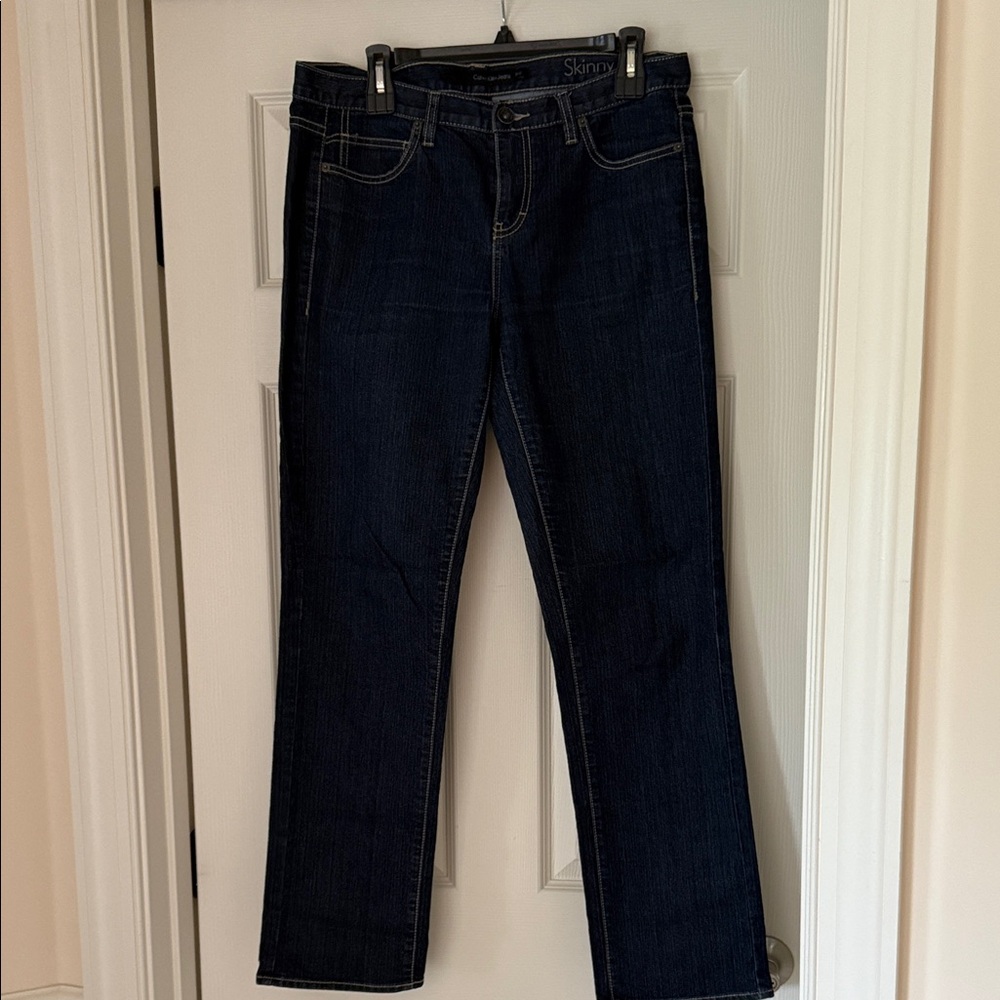 Calvin Klein Jeans women’s Deep Indigo Skinny Jeans